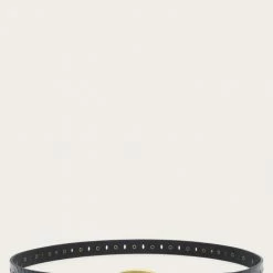 The Frye Company Embossed Croc Rivet Belt BAGS & ACCESSORIES