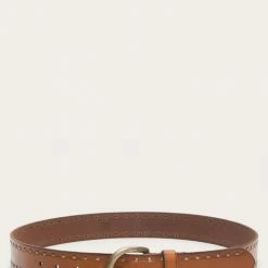 The Frye Company Embossed Edge With Rivets Belt