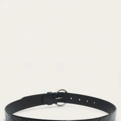 The Frye Company Embossed Leather Belt BAGS & ACCESSORIES