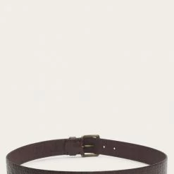 The Frye Company Embossed FF Logo Belt