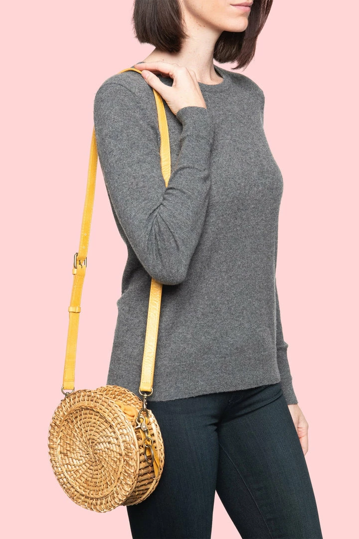 Frye & Co Esme Straw Canteen Bag Bags & Accessories 4 Frye & Co Esme Straw Canteen Bag Bags & Accessories