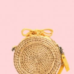 Frye & Co Esme Straw Canteen Bag Bags & Accessories