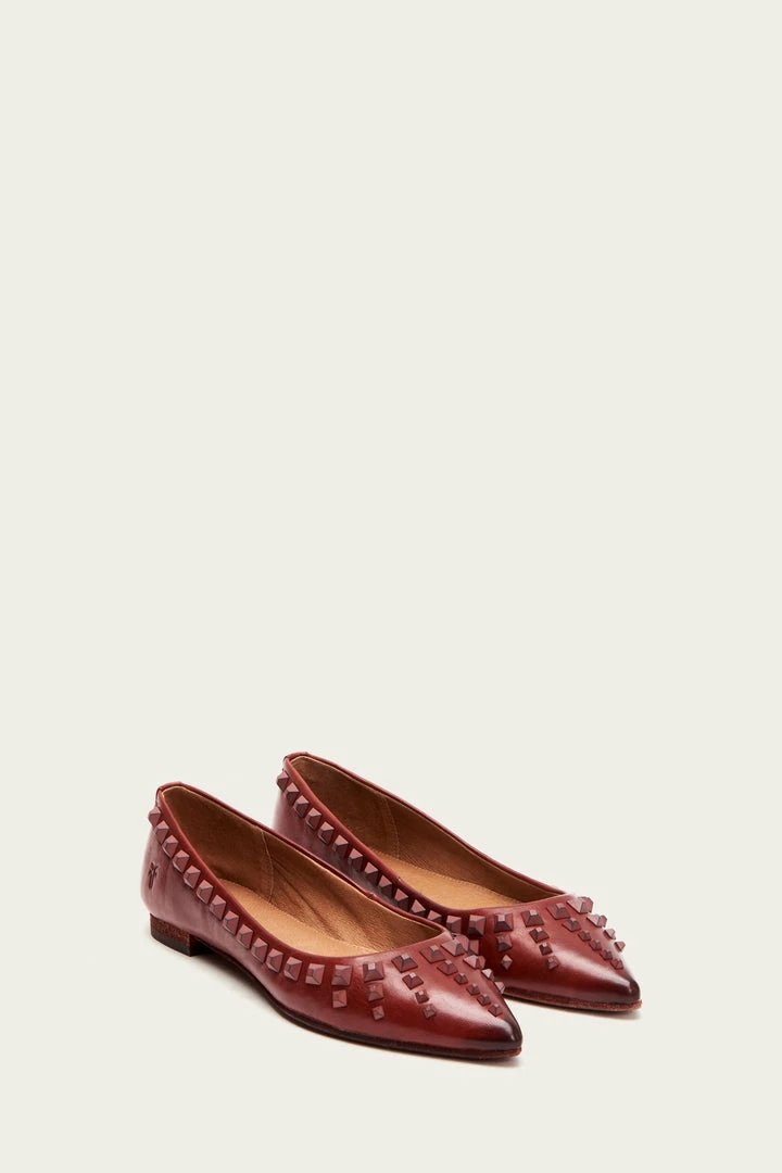 The Frye Company Sienna Deco Stud Ballet Women 4 The Frye Company Sienna Deco Stud Ballet Women