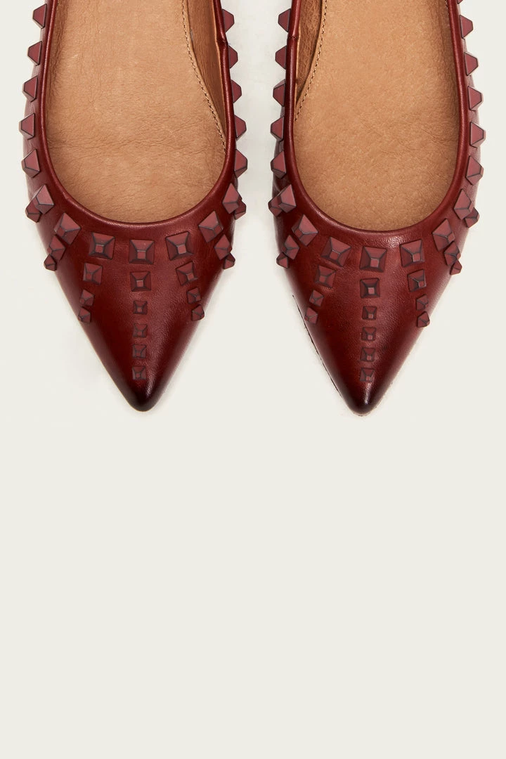 The Frye Company Sienna Deco Stud Ballet Women 8 The Frye Company Sienna Deco Stud Ballet Women