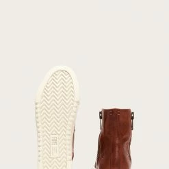 The Frye Company Gia Lug Shearling Double Zip