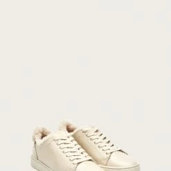 The Frye Company Women Ivy Shearling Low Lace