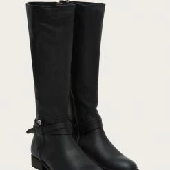 The Frye Company SHOES Melissa Belted Tall Wide Calf