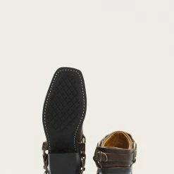 The Frye Company Belted Harness Mule