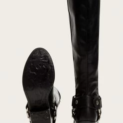 The Frye Company Carson Harness Tall Wide Calf