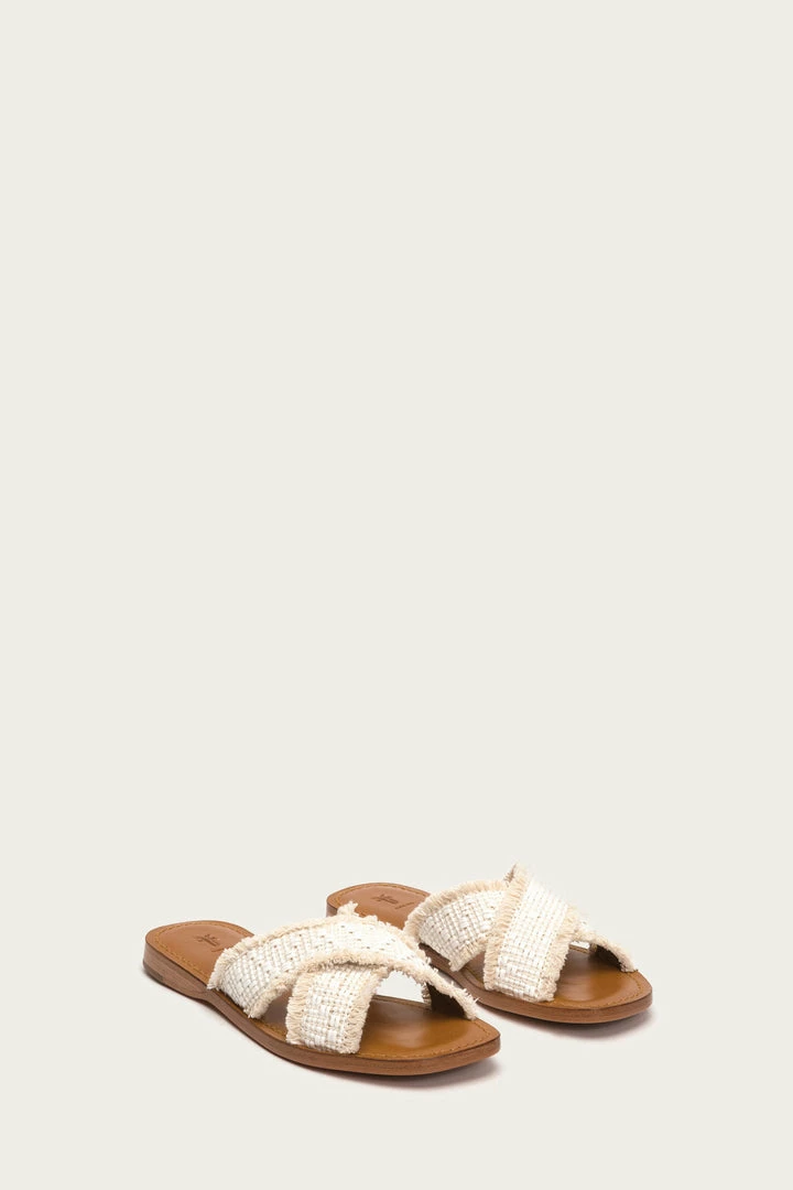 The Frye Company Women Hayley Frayed Slide 4 The Frye Company Women Hayley Frayed Slide