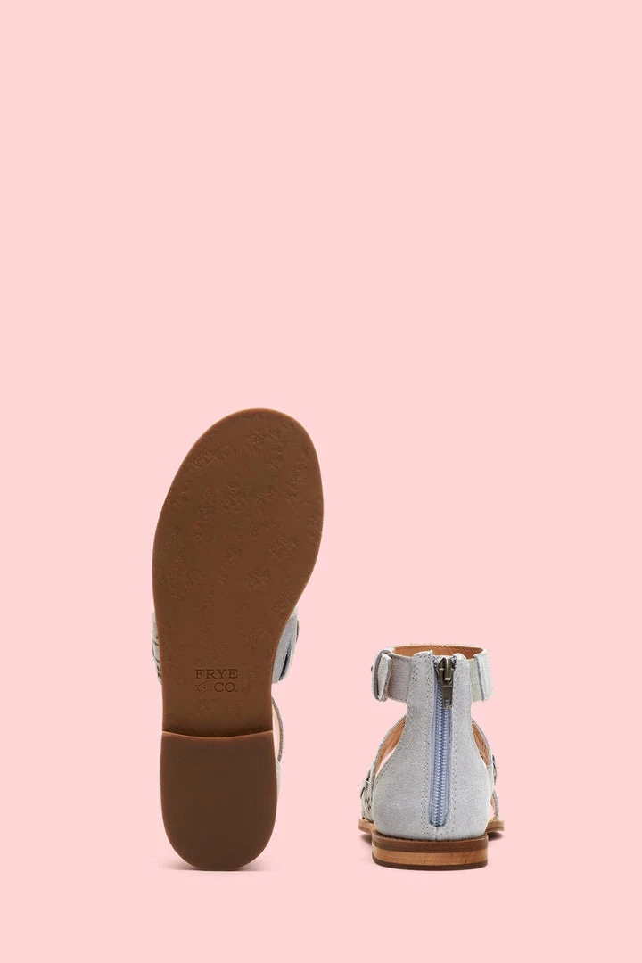 Frye & Co Women Evie Whipstitch 2 Band Sandal 6 Frye & Co Women Evie Whipstitch 2 Band Sandal