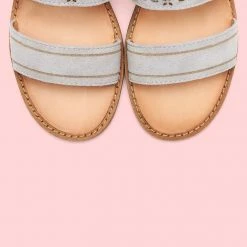 Frye & Co Women Evie Whipstitch 2 Band Sandal 14 Frye & Co Women Evie Whipstitch 2 Band Sandal