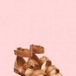 Frye & Co Women Evie Whipstitch 2 Band Sandal