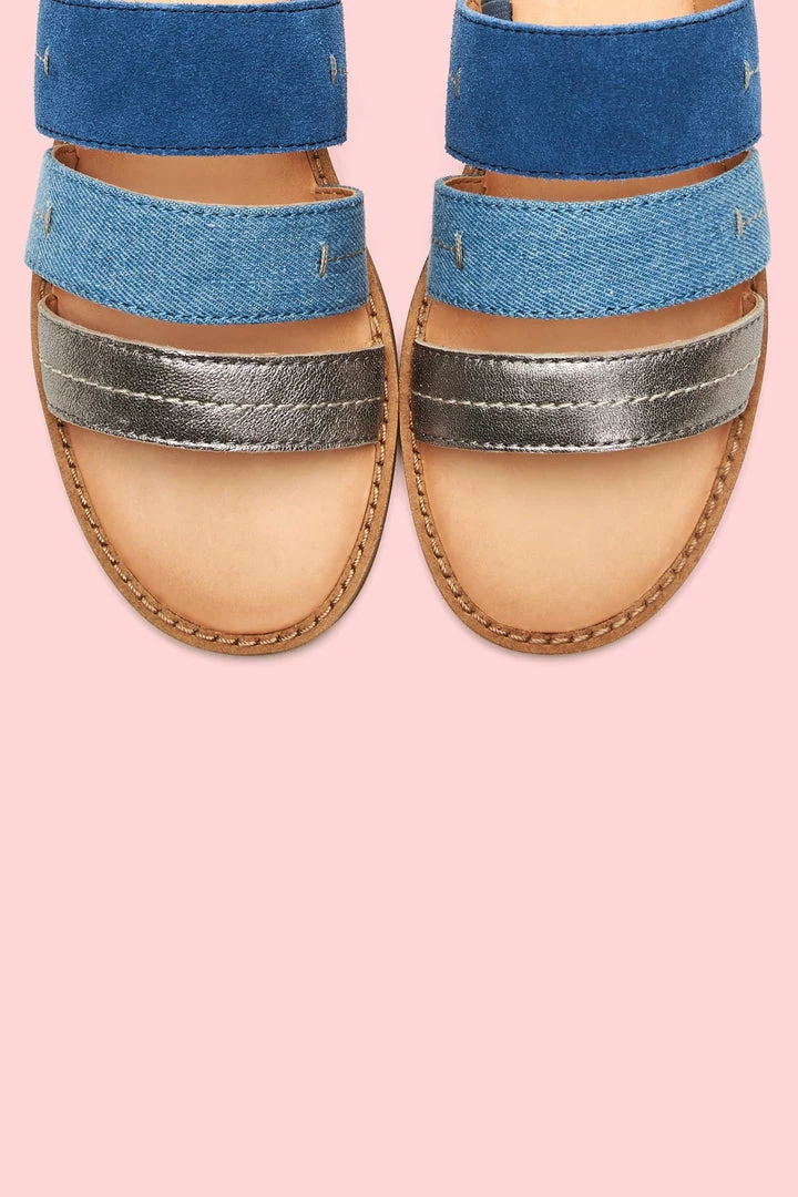 Frye & Co Evie 3 Band Slide 8 Frye & Co Evie 3 Band Slide