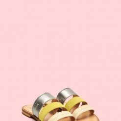 Frye & Co Evie 3 Band Slide