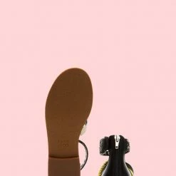 Frye & Co Women Evie Mixed Strap Stud Sandal