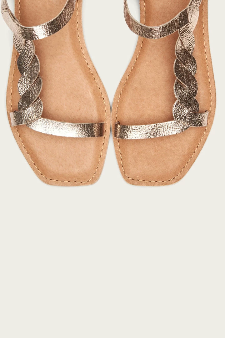 The Frye Company Sydney Braid Sandal Women 8 The Frye Company Sydney Braid Sandal Women