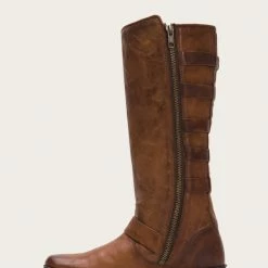 The Frye Company Valerie Belted Tall Shearling Women