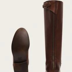 The Frye Company Jayden Buckle Back Zip Wide Calf