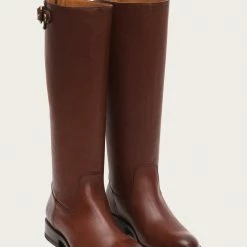 The Frye Company Jayden Buckle Back Zip Wide Calf