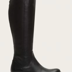 The Frye Company Women Melissa Stud Back Zip Wide Calf