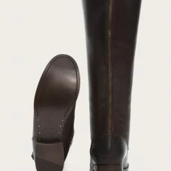 The Frye Company Melissa Button Back Zip Wide Calf Women