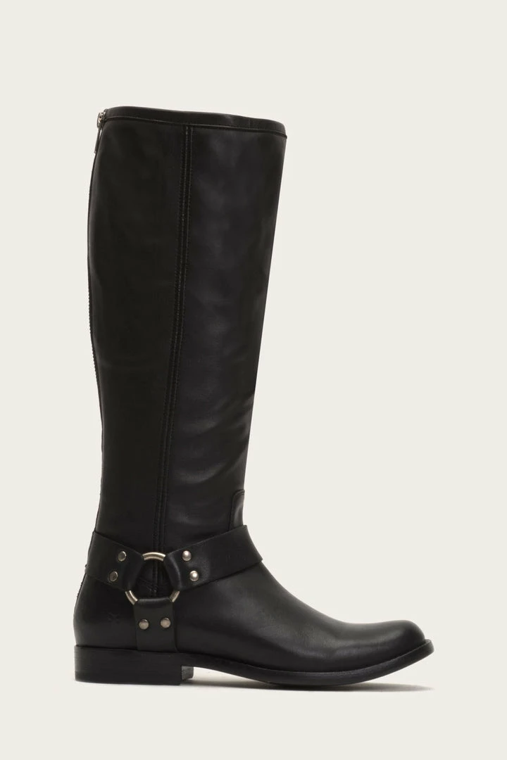 The Frye Company Phillip Harness Tall Wide Calf Women 3 The Frye Company Phillip Harness Tall Wide Calf Women
