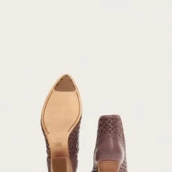 The Frye Company Reed Cut Out Woven Bootie