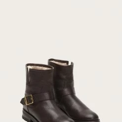 The Frye Company Natalie Short Engineer Lug Shearling