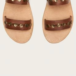 The Frye Company Ally 2 Band Hammered Stud 14 The Frye Company Ally 2 Band Hammered Stud