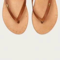 The Frye Company Ally Logo Flip Flop