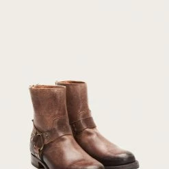 The Frye Company Men John Addison Harness Back Zip