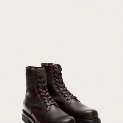 The Frye Company Men Trench Combat Shearling