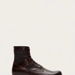 The Frye Company Men Trench Combat Shearling