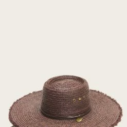 The Frye Company Raffia Telescope Wide Brim Hat Bags & Accessories